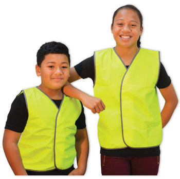 Kids Hi Viz Safety Vest  J576  100% polyester