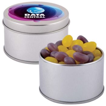 Corporate-Colour-Mini-Jelly-Beans-in-Silver-Round-Tin