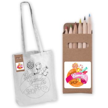 Colouring-Long-Handle-Cotton-Bag-and-Pencils